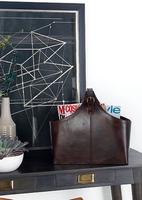 와인 / 잡화 / 기념일 선물을 위한 가죽 손바구니 선물 스토리지 박스